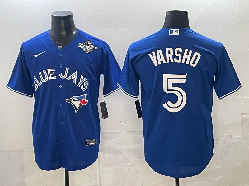 Men 2026 Toronto Blue Jays #5 Varsho Blue Game Nike MLB Jersey 2026004->toronto blue jays->MLB Jersey